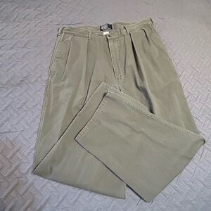 Ralph Lauren Polo Vintage Light Olive Pleated Chinos